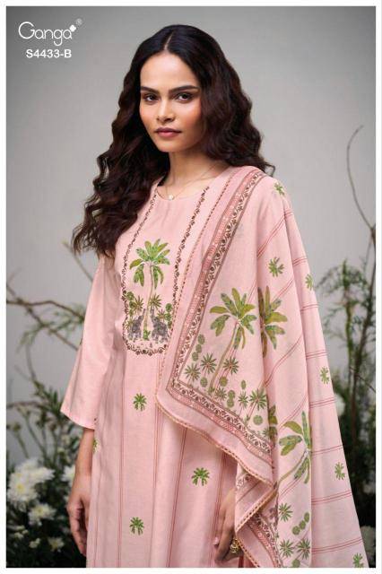Ganga breeya 4433 Dress materials manufacturers in Delhi